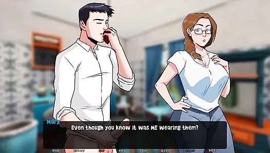 Dawn of Malice: stiefsohn wichst mehrmals auf das schmutzige höschen seiner stiefmutter, sie erwischte ihn, episode 9