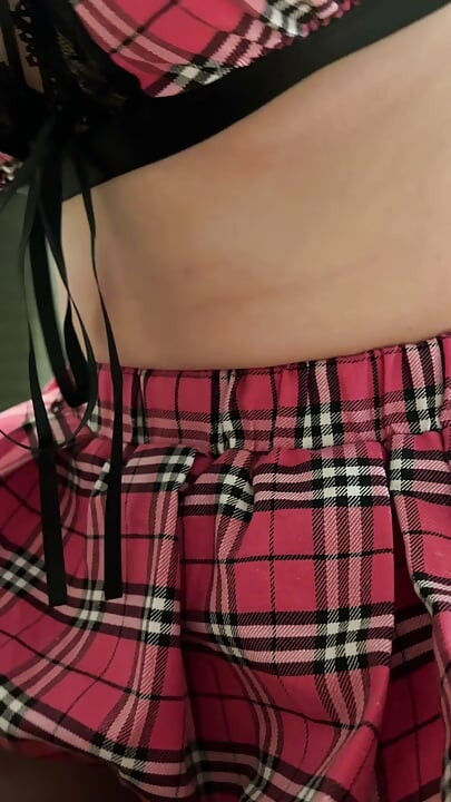 POV da cheerleader rosa