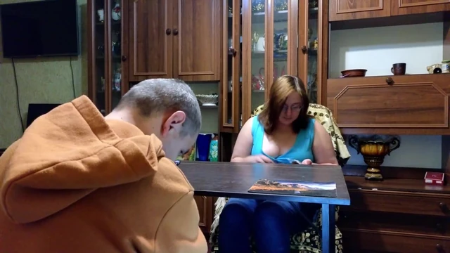 Lost at Cards, but Finished All Over Her Face!