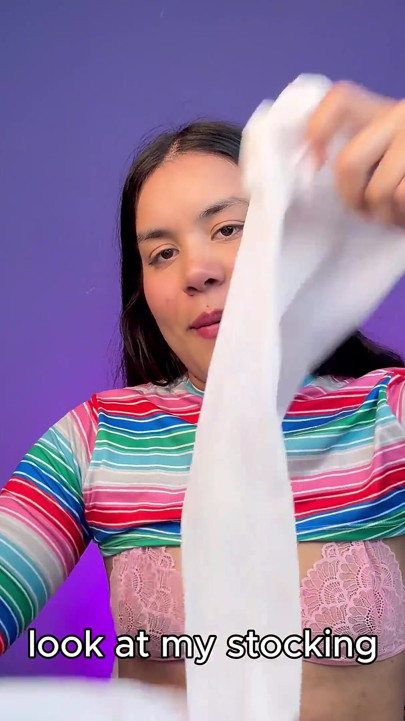 Dildo in Wet Stocking Panty