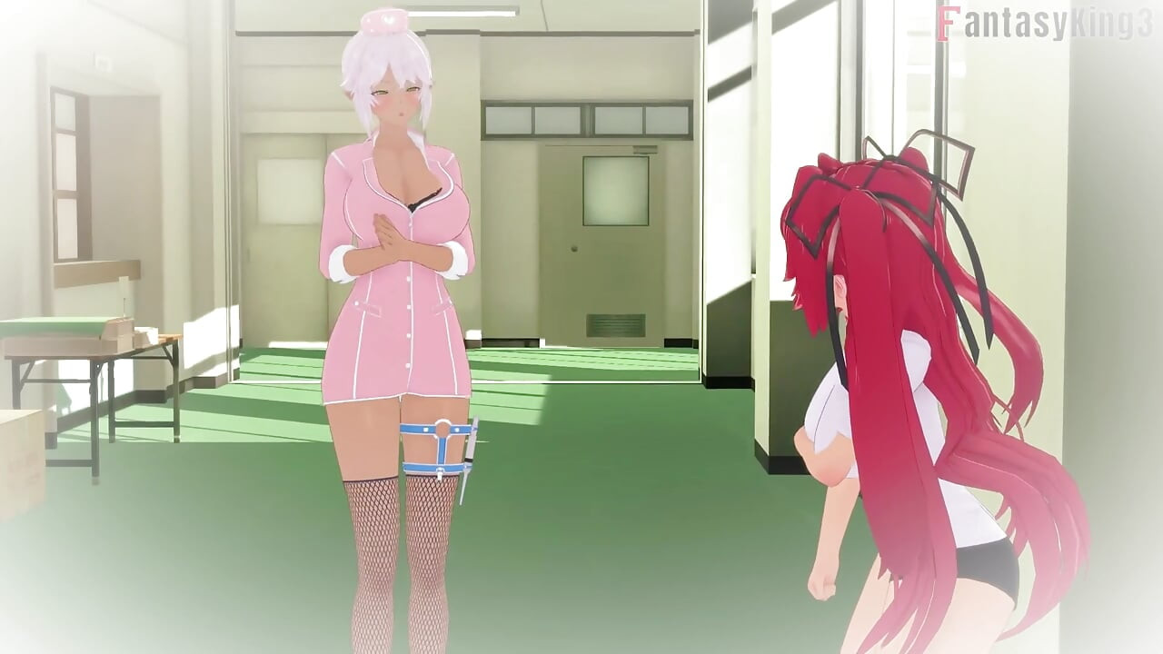 The nurse realized I fucked the teacher and masturbated while thinking about it - Shinmai Maou NTR Testament 5