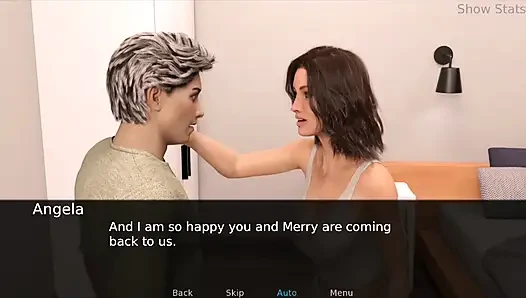 Ateşli evli kadın: Merry ve Jenny dışarı çıktı