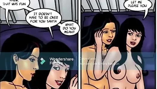 Savita bhabhi aur annie ki gaand faad chudai.