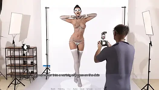 Die drei panels, heiße ehefrau macht nacktfotoshooting und hat leidenschaftlichen sex mit ihrem ehemann - episode 7