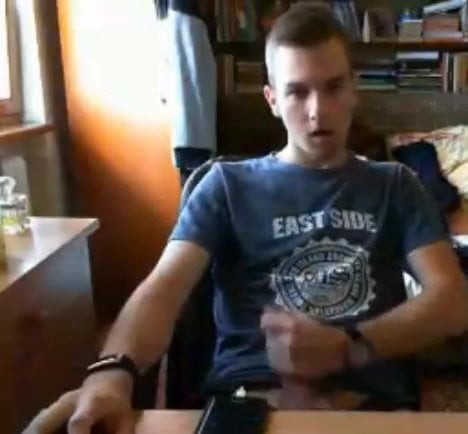 Masturbating on webcam