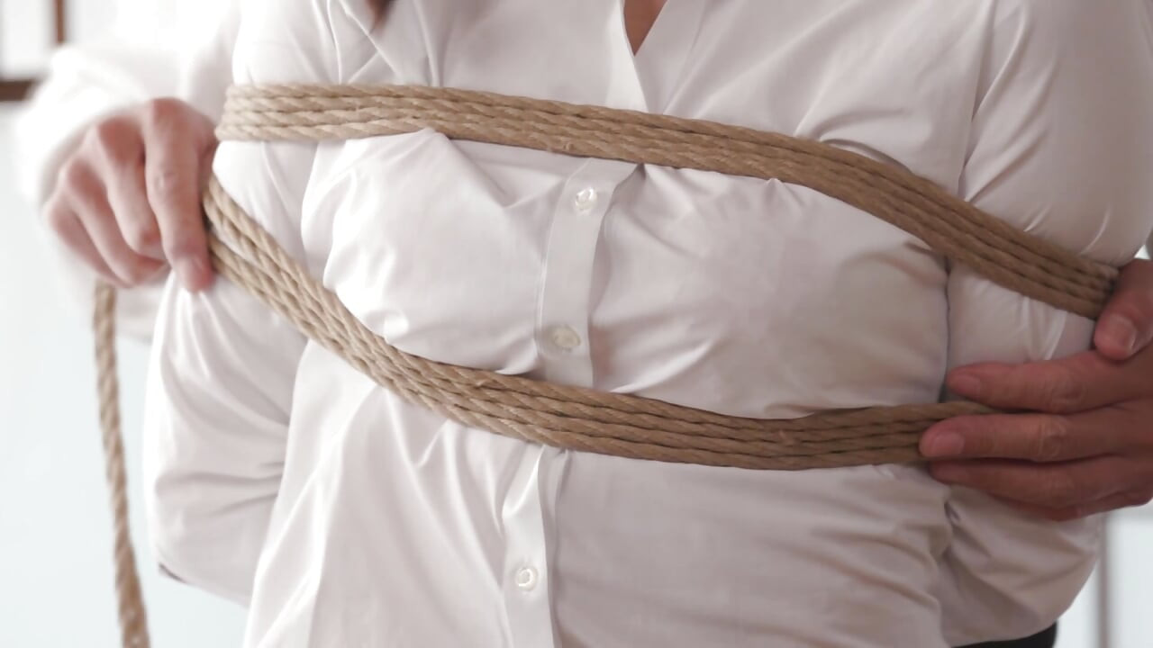 A163F06 Playing with a Perverted Boss and Hemp Rope! The moment her sense of shame turns into pleasure and becomes an M woman!