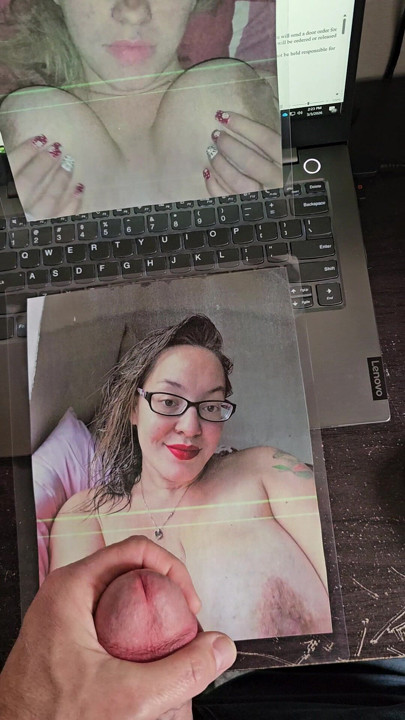Horny Cock Cum tribute to sexy lips, & moaning.