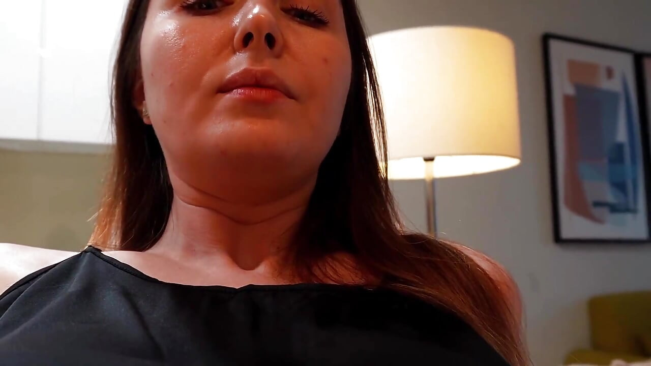 POV: Stepmom Gives Me a Secret Kitchen Blowjob After Staring at My Cock Under the Table