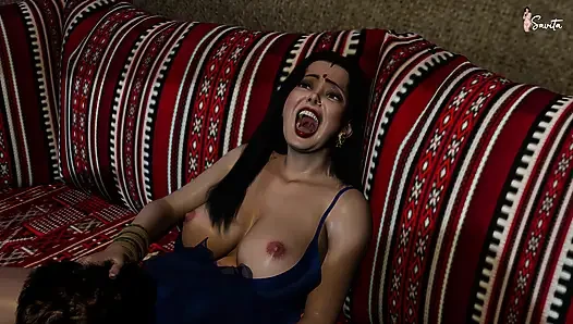 Desi Horny Indian Stepmom Seduced Me on Our Family Vacation - Creampied Her Wet Pussy