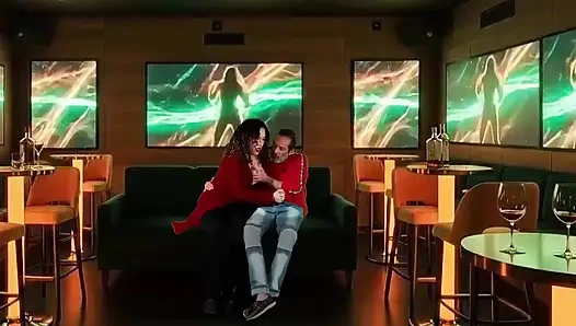 I masturbated a nightclub manager in the VIP room while my husband films