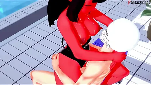 Meru the succubus fucked waring a bikini