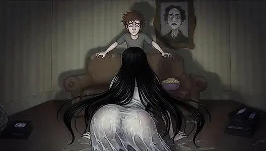 Beautiful Horror Girl Crawled Out of My TV