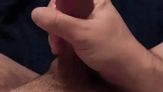 Lubed cumshot after edging