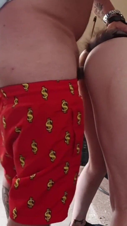 he just started fucking me while i was stuck in the tumbledryer | Clip 1