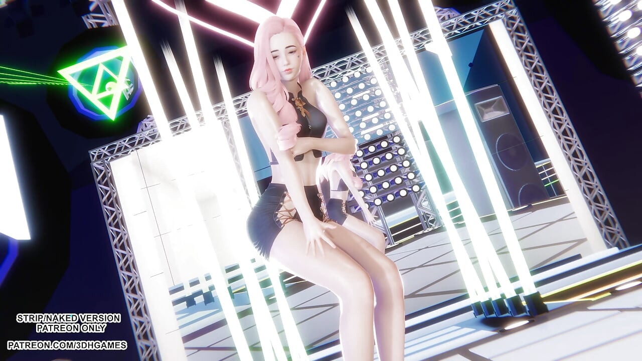 MMD TWICE - I CAN'T STOP ME Seraphine Kpop Dance League of Legends Hentai Uncensored 4K 60FPS