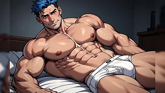 Muscle Men Tight White Undies