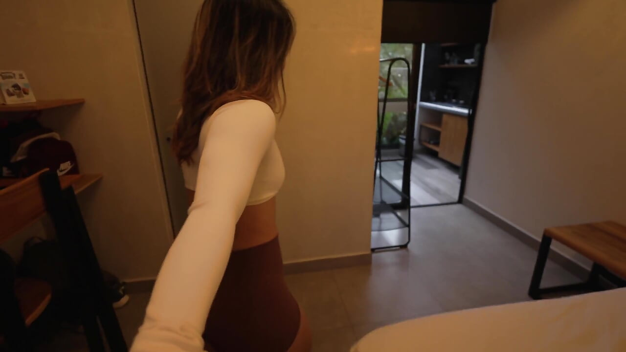 Cheating on My Husband with the Hotel Worker! POV - Carolina Agudelo