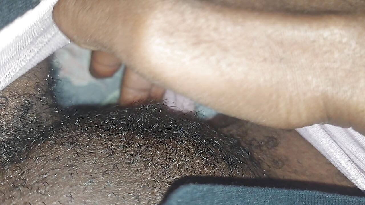 Playing with my wet shaved pussy