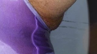 Fat hairy ex bitch piss her pantie