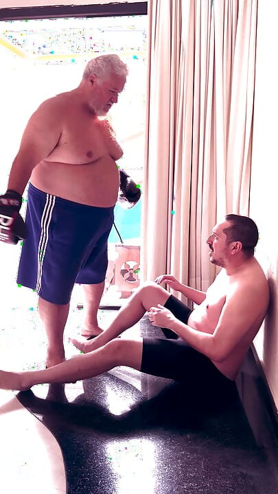 Daddy Boss Boxer Gutpunching Me