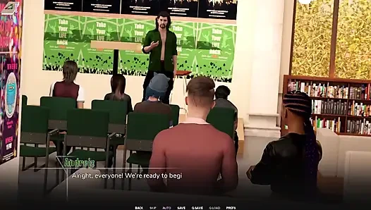 Tabu Üniversite - Emo'yu Vücudunu Boyatmasına Yardım Ediyor