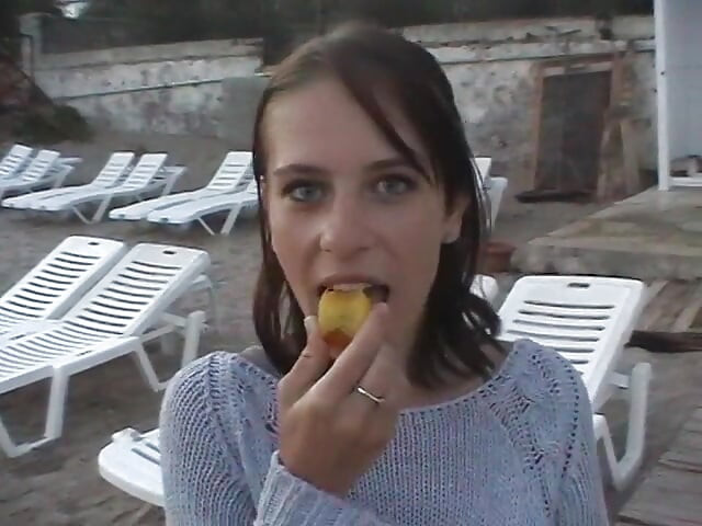Teen on vacation with her boyfriend