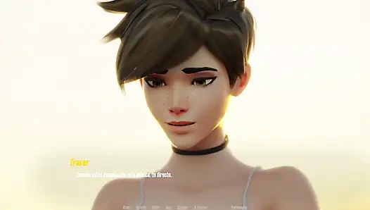 Overwatch XXX – Verdammte Tracer's Pussy aus Overwatch – Tracer-Route