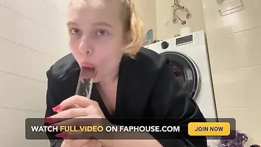 Deep Through with Saliva and Bouncing Tits