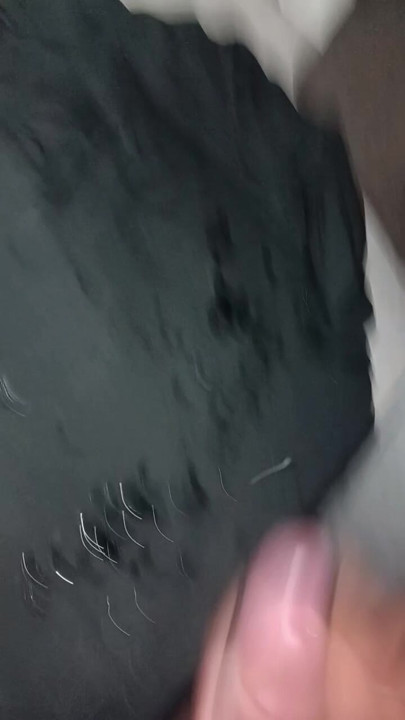 Making my uncut cock precum