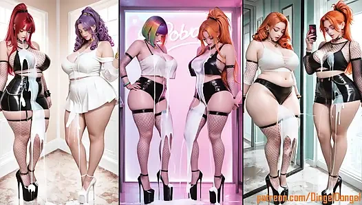 Chapter 2: Anime Hotties love cum on there bodys