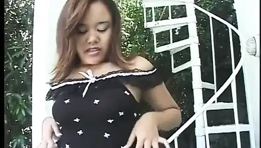 Slutty Asian Bitch Fucked in the Asshole