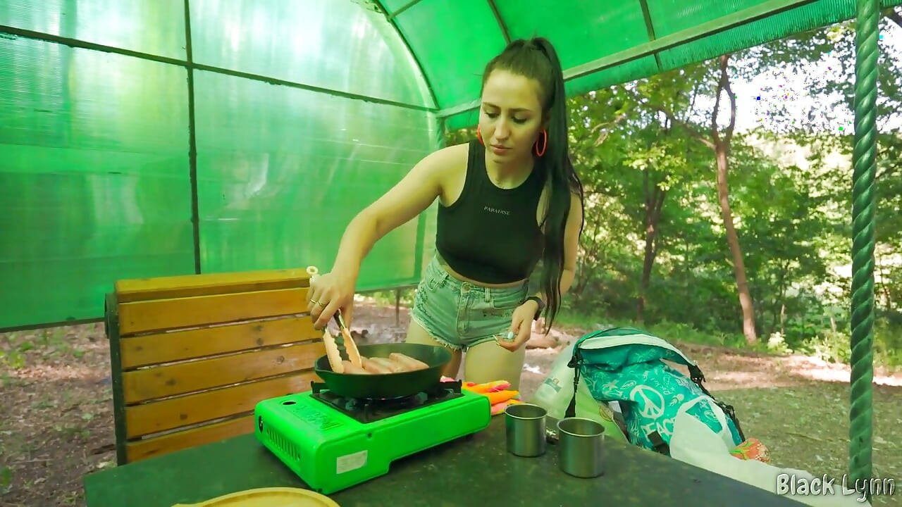 Complete Girlfriend Experience: Camping, Fishing, Cooking and Outdoor Sex!