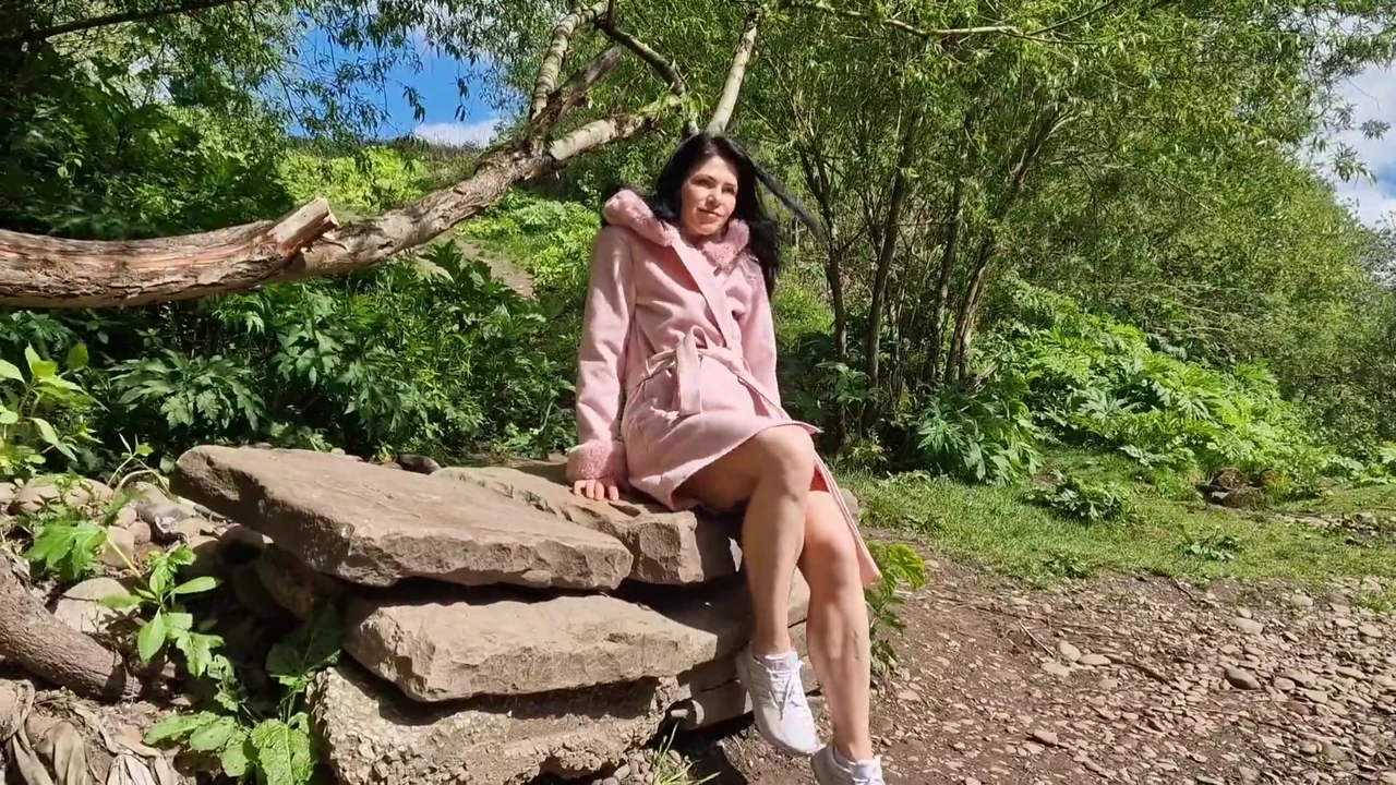 Open Legs Outdoors and Pissing