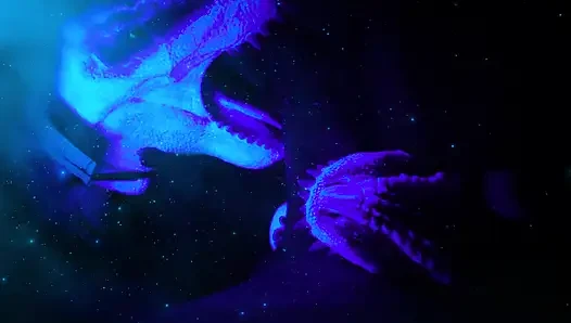 UNSEEN SEX RITUAL FROM ANOTHER DIMENSION! DINOSAURS LICK ON COCK AND MAKE IT CUM!