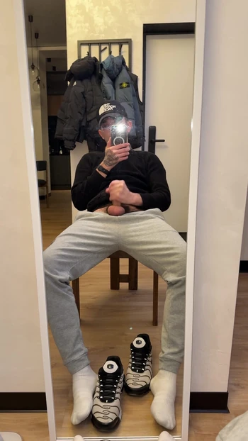 Jaw-dropping moment from "LAD GUY JERKING OFF"
