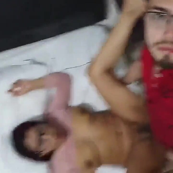 18 year old brunette big saggy tits from New York United States fucking her stepbrother's big dick part 76