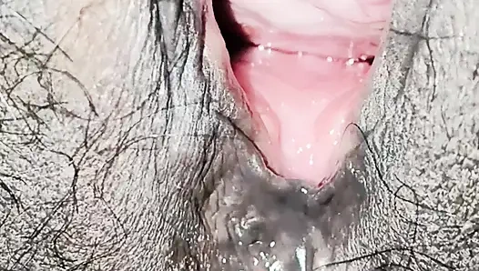 Bihar mommy likes to fuck Dirty Pooja's big black cock and take her throat deep