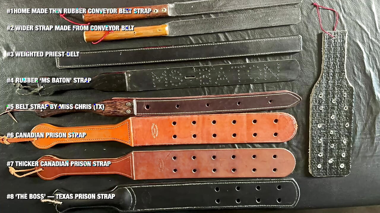 Strapping with Leather Bondage & Spandex