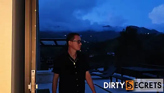 PART 1: I FUCK MY BOYFRIEND'S STEPFATHER, HE DISCOVERS US AND I LET HIM FUCK MY ASS.