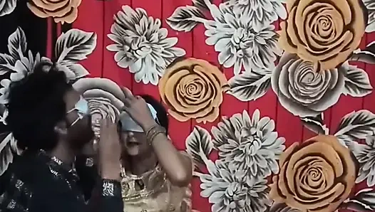 Indischer desi Suhagraat ehemann und ehefrau 1