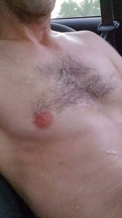Cumshot near beach sweaty latino boy | Clip 1