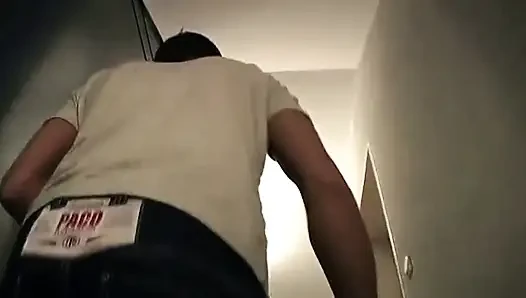 Brunette Strokes Cock and Shows Dripping Pussy Closeup