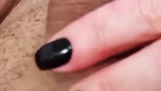 Вкусная сосет с красными губами