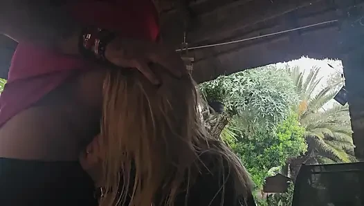 18 Year Old Sucking Cock Outdoor at Holiday Resort