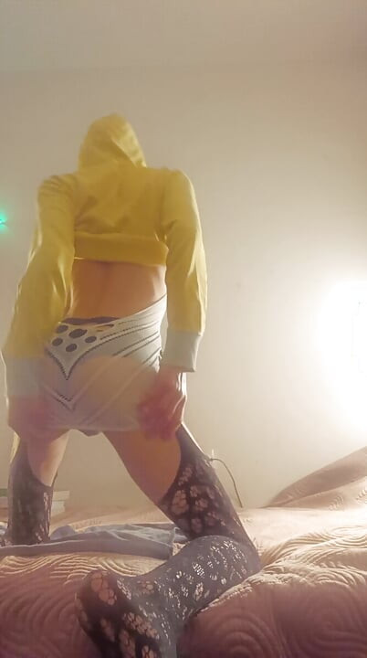 Horny CD alone at home