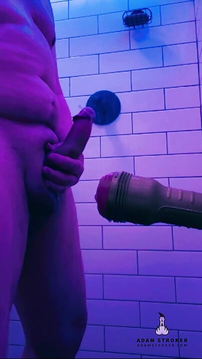 Shower Fleshlight Fuck Session