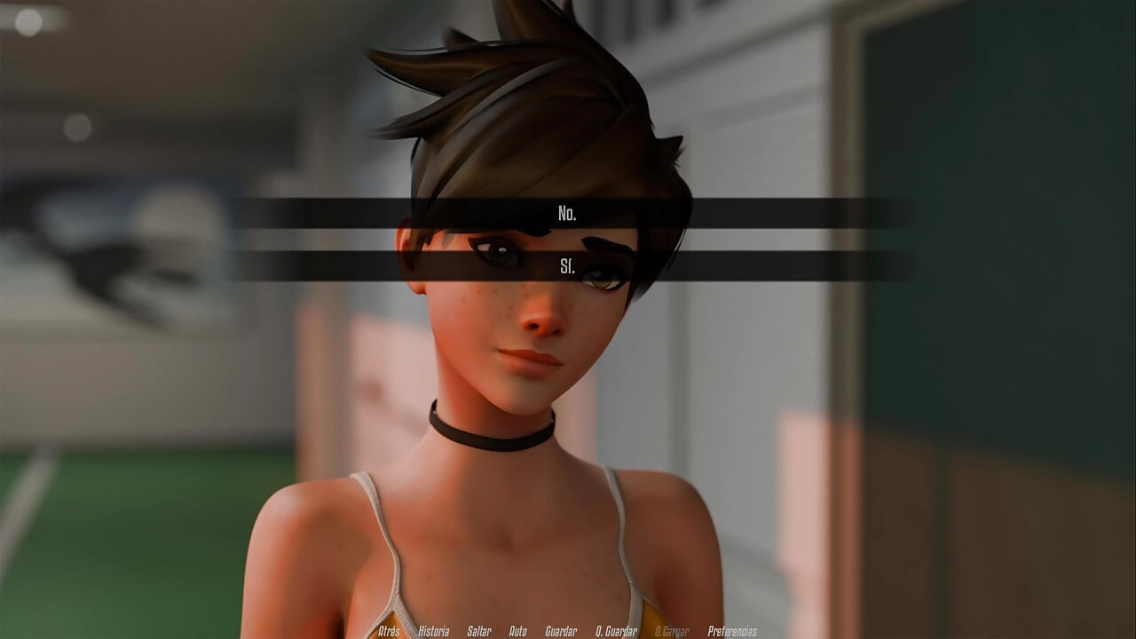 오버워치 XXX - 두 남자에게 따먹히는 오버워치 트레이서 - 추적기 경로