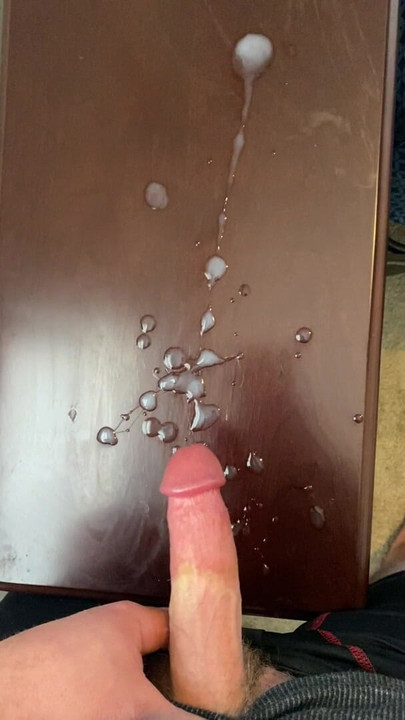 Cumming on table