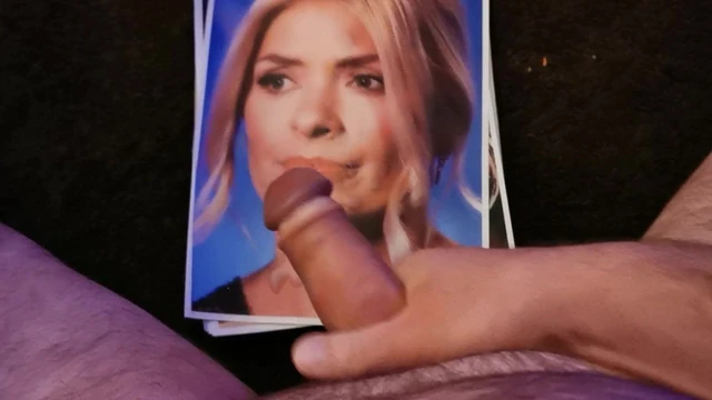 Holly Willoughby cum tribute 107 Hollywills