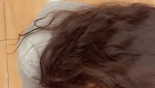 hot asian eats big cock for post workout snack BLOWJOB CUMSHOT IN MOUTH